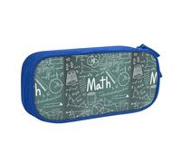 Formulas Shapes Theory - Bolsa de papelería ligera con impresión de palabras, para escuela, universidad, oficina, viajes, niños, niñas y adultos, Blue, Talla única, Juego de mochila escolar