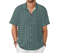 Formulas Shapes Theory Math Lesson Word Print Camisa de manga corta para hombre Tropical Resort Viajes Playa Oficina Uso Diario Ligero, Negro, M