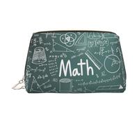 Formulas Shapes Theory - Neceser de maquillaje con divisor, bolsa de aseo de viaje, bolsa de cosméticos portátil, Gold, One Size