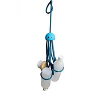 Formverket Octopus - Soporte Colgante Para Geles De Baño Y Champús Azul, Aprox. 33 Centímetros