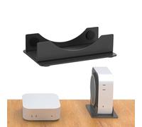 FORMVERSITY Soporte para Mac Mini m4 Pro Metal, Soporte para Apple Mac Mini m4, soporte de Metal Mesa para Mini m4/m4 Pro 2024, Soportes de Almacenamiento Que Ahorra Espacio（Negro）