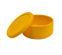 Forneza Caja de masa para pizza con tapa, de silicona antiadherente, volumen de 1300 ml, caja de masa para pizza, accesorios para pizza, para fermentación, almacenamiento de 18 cm de diámetro, color
