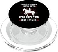 Fornicate Thyself Funny Medieval Sarcastic Design PopSockets PopGrip para MagSafe