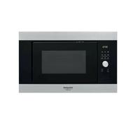 FORNO A MICROONDAS INCORPORADO HOTPOINT MF20G IX HA.1 CON GRILL H39 INOX/NERO