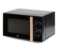 Forno Microonde Domo Do2820 - 20l - 700w - Timer 35 Min - Funzione Scongelamento - L44 X P35,8 X H 25,8 Cm - Finitura Legno Nero