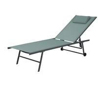 FORNOR 16258 Tumbona 5 Posiciones Caqui 185 x 55 x 3