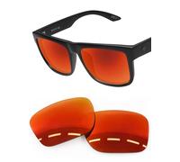 Forobb Lentes de repuesto polarizadas para gafas de sol Spy Optic Discord, rojo antorcha, policarbonato polarizado