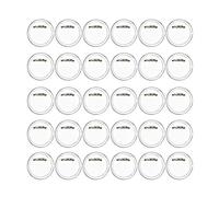 FOROREH 30 Piezas Chapas Personalizadas Botón de Pin, Transparente Chapas Pin, 6 cm de Diámetro, Puede Contener Fotos de 5,4 cm de Diámetro, para Las Insignias de DIY