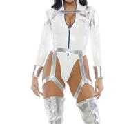 Forplay Disfraz de Personaje Sexy de película Blast Off para Adultos, Color Blanco - Blanco - S/M