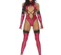 Forplay Disfraz sexy de videojuego Finish Him para mujer, rosa, S-M