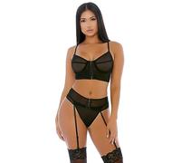 Forplay Get The Hook Conjunto de lencería - Negro 100 g