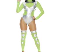 Forplay I Need Space Traje de Alien Sexy - Verde - XS/S