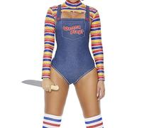 Forplay Womens 5pc. Gothic Movie Character Adult Sized Costumes, Multicolor, Small/Medium US