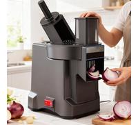 forplubossmmp Cortador De Cebolla, Picador Eléctrico De Verduras, Procesador De Alimentos Profesional, Cortador Multifuncional, Máquina para Hacer Patatas Fritas, Fácil De Usar