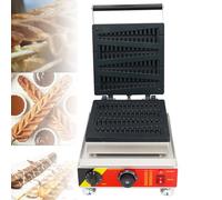 forplubossmmp Máquina Eléctrica para Hacer Rollitos De Huevo, Gofrera Comercial Antiadherente, 1600 W De Alta Potencia, Termostato Ajustable De 0 A 300 °C, Temporizador De 1 A 5 Minutos