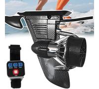 forplubossmmp Propulsor Quilla para Tabla Surf con Motor A Chorro, Control Remoto, 5 H Autonomía, 20 Km De Alcance, Instalación Sin Herramientas, Apto para Agua Salada En Lagos Bahías