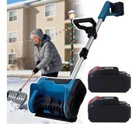 forplubossmmp Quitanieves Inalámbrico De 21 V, Recargable A Batería: Limpia Caminos De 31 Cm Y Nieve De 15 Cm De Profundidad. Soplador De Nieve Eléctrico De 2800 RPM. Fácil De Guardar