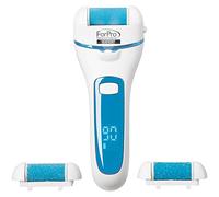 ForPro Expert - Kit recargable para quitar callos para el cuidado de los pies, herramienta de pedicura portátil con 3 cabezales reemplazables