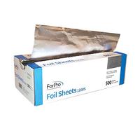 ForPro - Hojas de aluminio emergentes en relieve 1200S, hojas de aluminio de 12 pulgadas, dispensador emergente, para aplicación de color del cabello y resaltado, aptas para alimentos, 12 pulgadas de