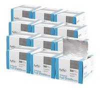 ForPro - Hojas de aluminio en relieve 500S, dispensador emergente, para aplicación de color del cabello y servicios de resaltado, apto para alimentos, 5 pulgadas de ancho x 10.75 pulgadas de largo