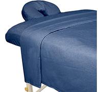 ForPro Premium Flannel Sheet 3-Piece Set Ocean Blue by For Pro