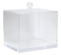 ForPro Premium Pure & Simple XL - Soporte acrílico para toallas faciales, capacidad para 50 toallas faciales Pure & Simple XL, desechable, soporte para toallitas secas