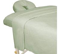 ForPro Professional Collection For Pro Premium Flannel Sheet 3 Piece Set, Sage by For Pro