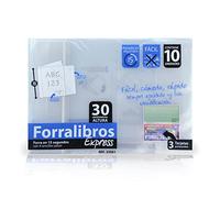 Forra Libros Express - REF. 33061 - El Único Completo - con Identificador, Solapa y Ecológico -Tu libro forrado en 15 Segundos (30 cm)