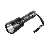 Forrader C12 CREE XM-L2 U3 ultrabrillante 2000 lúmenes LED Linterna antorcha con la cola botón del interruptor controlado por el modo 5, Negro (Linterna solamente)