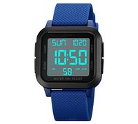 Forrader Mens Sport Digital Watches, Waterproof Outdoor Sport Watch with LED Backlight/Alarm/Countdown Timer/Dual Time/Stopwatch/12/24H Wrist Watches for Men Women Teenager