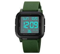 Forrader Mens Sport Digital Watches, Waterproof Outdoor Sport Watch with LED Backlight/Alarm/Countdown Timer/Dual Time/Stopwatch/12/24H Wrist Watches for Men Women Teenager