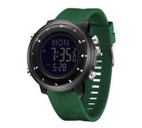 Forrader Reloj deportivo digital para hombre, reloj militar impermeable con linterna, hora dual, cronómetro, alarma y repetición, correa de silicona, reloj de pulsera electrónico para correr, gimnasio