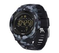 Forrader Reloj digital para hombre, reloj digital militar, resistente al agua, 5 ATM, para deportes al aire libre, podómetro, con luz, alarma, calorías, cuenta regresiva, cronómetro, regalo,