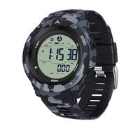 Forrader Reloj digital para hombre, reloj digital militar, resistente al agua, 5 ATM, para deportes al aire libre, podómetro, con luz, alarma, calorías, cuenta regresiva, cronómetro, regalo,