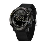 Forrader Reloj militar para hombre, digital táctico, con correa de nailon y silicona, impermeable, para deportes al aire libre, con contador de pasos de calorías, alarma, cronómetro, Cinta de silicona