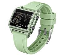 Forrader Relojes digitales cuadrados para hombre con números grandes, esfera de gran tamaño, impermeables, LED, unisex, relojes electrónicos de pulsera con alarma, fecha y cronómetro para hombre y