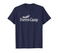 Forrest Gump Feather Title Logo Camiseta
