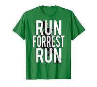 Forrest Gump Run Forrest Run Silhouette Camiseta, Hombre, Verde Kelly, XXL
