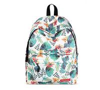 FORRICA Mochila Mujer Moda Mochila Escolares para Niña Adolescente Mochila para Portátil Daypack Universitaria Chica Casual Bolsa de Viaje Las Hojas B