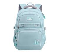 FORRICA Niñas Mochila Alumno Escolar Bolsa Mujer 15.6 Pulgadas Mochila Portatil Impermeable Poliéster Juveniles Escolar Backpack Casual Daypack para Camping Viajar Escuela Rojo