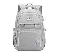 FORRICA Niñas Mochila Alumno Escolar Bolsa Mujer 15.6 Pulgadas Mochila Portatil Impermeable Poliéster Juveniles Escolar Backpack Casual Daypack para Camping Viajar Escuela Azul