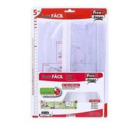 Forro Adhesivo para Libros Grafoplas Transparente PVC 5 Unidades 31 x 53 cm