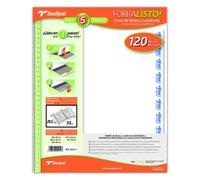Forro ajustable sadipal pvc trans. 120µ 28,5x55 cm blister de 5