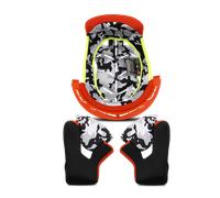 Forro Casco LS2 MX437 EVO Naranja Fluo 3XL Naranja