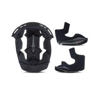LS2 MX701 Forro interior, negro/rojo, Talla XL