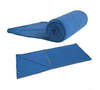 Forro compacto para saco de dormir de viaje, 16 x 30 cm, plegable | Peso ultraligero de 510 g, suave para forro polar, comodidad cálida, se adapta a la mochila, ideal para viajes