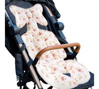 Forro de asiento para cochecito de bebé, forro de inserción de coche para recién nacidos, cojín antideslizante para la cabeza y el cuerpo del bebé