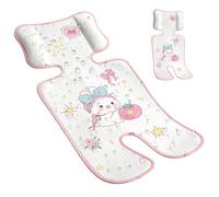 Forro De Asiento Para Cochecito,Inserto Suave Universal Transpirable - Almohadilla Refrescante para Niños,para Al Aire Libre Viaje Paseo Parque Compras Hogar Guardería Siesta Verano Calor Dormir y Cam
