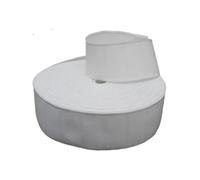 Forro de cabeza de tela con gancho de cortina de poliéster y algodón | 5 metros x 7,5 cm: colgar, ajustar, reparar, aplicar, ventana