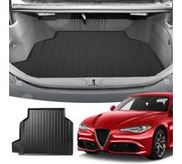 Forro de carga premium para Alfa Romeo Giulia 2017-2024 - Protección 100% - Alfombrilla de maletero de coche de ajuste personalizado - Alfombrilla de carga para todas las estaciones - Revestimiento de